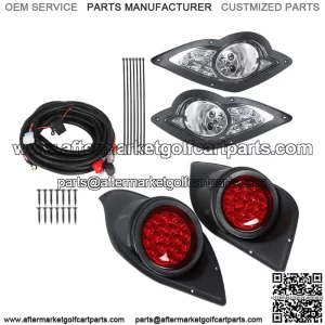 Golf Cart LED Light Kit Headlight + Tail Light Set For Yamaha Drive 2007+