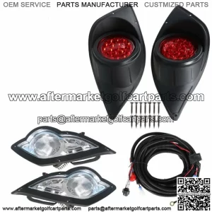 FITS For Yamaha G29/Drive Golf Cart LED Ultimate Plus Headlight Kit 2007-2016