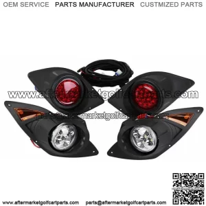 LED Headlights & Tail Lights Kit Set for Golf Cart Yamaha Drive G29 2007-2021