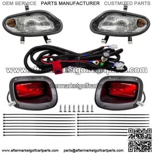 Basic Full Light Kit for EZGO TXT Freedom Gas Electric 2014 & UP Valor