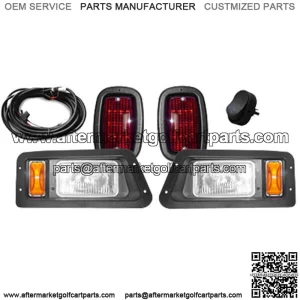 Headlight and Tail Light Kit for Yamaha G14, G16, G19, G22 Golf Cart