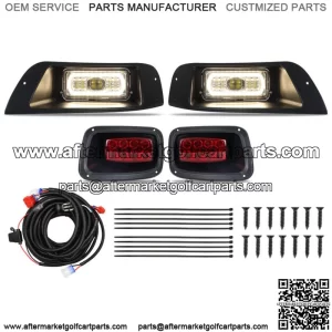 LED Headlights&Tail Lights Kit Fit For Golf Cart EZGO TXT 1995-2015 Electric