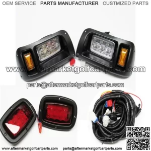 PMC's Basic LED Head & Tail Light Kit For Club Car DS Golf Cart 1993+
