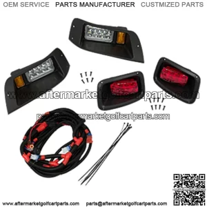 Adjustable LED Headlight/Taillight Kit for EZGO TXT (Fits 1994.5-2013)