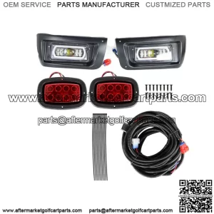 For Club Car DS Golf Cart FULL LED Headlight & Tail Light Kit 1993+ Gas&Electric