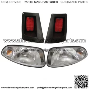 EZGO RXV Golf Cart Headlight & Tail Light Kit 2008-UP Gas and Electric