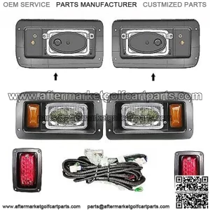 LED Light Kit Fits Club Car DS 1993+ Gas & Electric (12-48V)