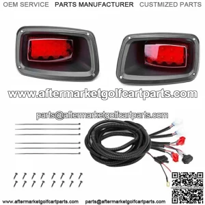 Golf Cart LED Tail Lights Kit For EZGO TXT 1996-2013 Gas / Electric