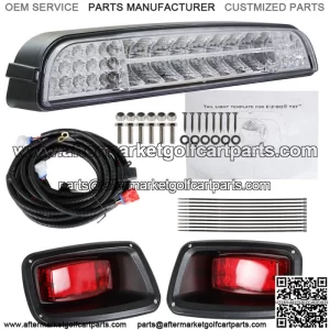 LED Light Bar Kit with LED Taillights 2 product For EZGO TXT (96-13) Golf Cart