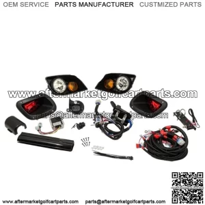 EZGO S4 Golf Cart LED Ultimate Plus Headlight Kit Fits 2015-Up