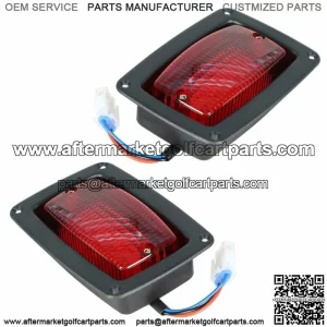 2 LED 3 Wire Taillights Golf Cart LED Tail Light Kit For Club Car 1982+ DS