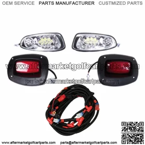 EZGO RXV (08-15) Golf Cart Premium LED Headlights and Taillights Kit