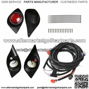LED Headlights & Tail Lights Kit Set for Golf Cart Yamaha Drive G29 2007-2022