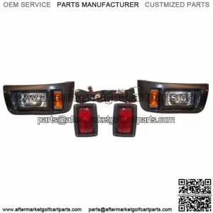 Headlight & Tail Light Kit for Club Car DS Golf Carts