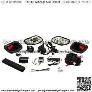 LED Ultimate Plus Headlight Kit for EZGO TXT / T48 Golf Cart  2014-Up