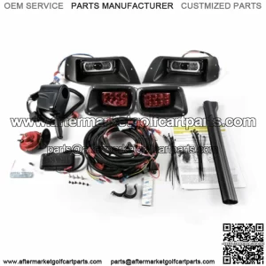 96-13 Golf Cart EZGO TXT LED Light Kit Street Legal Kit w/Turn Signal Switch NEW