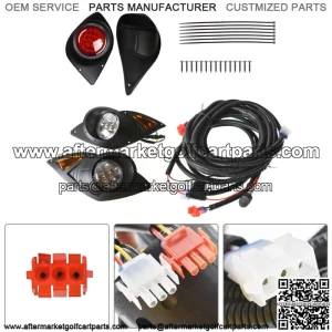 Golf Cart LED Headlights And Tail Light Kit For Yamaha G&E G29 2007-Up 12V