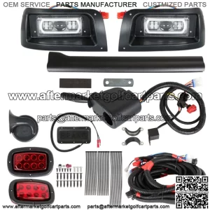 LED Light Kit Turn Signals Brake Light Horn Street Legal for club car DS 93+