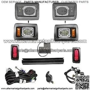 Hi-Low Beam light kit fits Club Car DS 2008+ 12-48V With Brake Pad