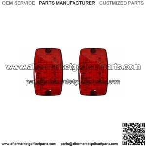 Tail Light Assembly Kit, ( Pair of 2  ) LED Universal Golf Cart, RHOX,