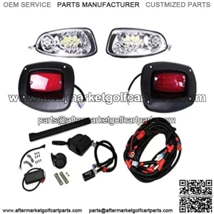 EZGO RXV (Fits 2008-2015) LED ULTIMATE Headlight and Taillight Kit