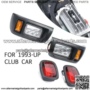 For Club Car DS Cart LED Headlight & Tail Light Kit 1993-UP Gas & Elec US STOCK