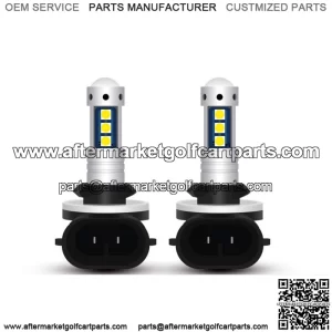 2X LED Headlight Bulbs Fit Golf Cart EZGO TXT Medalist Shuttle Workhorse RXV