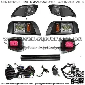 Hi-Low Beam light kit Fits EZGO  (12-48V) Pre 2013, Mechanical Brake