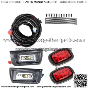 For Club Car DS Golf Cart 1993+ FULL LED Headlight & Tail Light Kit Gas & Elec