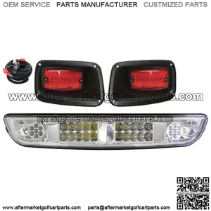 Golf Cart Super Saver Clear Light Bar Kit, LED, for EZGO TXT 94-13