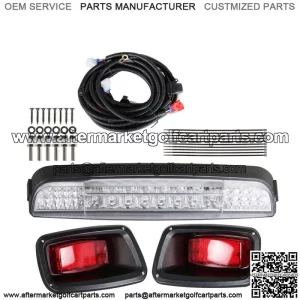 For EZGO TXT 1996-2013 Golf Cart LED Light Bar Kit with LED Taillights