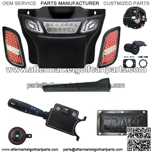 Light Bar Kit, Fits E-Z-Go RXV 08-15 (Deluxe, Pedal Mount), LED, RHOX