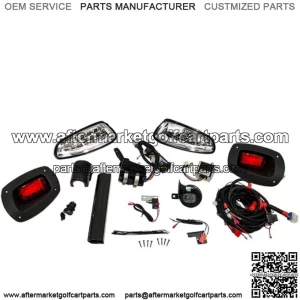 EZGO RXV Golf Cart 2016-Up LED Ultimate Light Kit Plus | 02-046
