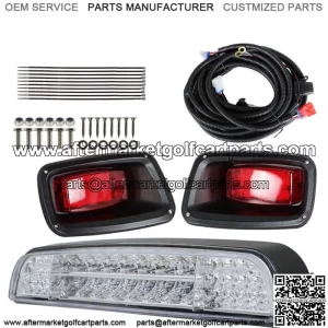 For 1996-2013 EZGO TXT Golf Cart LED Light Bar Kit with LED Taillights 2 product