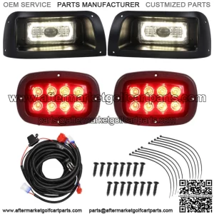 For Club Car DS LED Light Kit,LED Headlights&Taillights Gas Electric Models