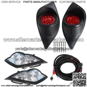 For Yamaha Drive LED Headlight & Tail Light Kit Set Golf Cart 2007-2015 16 new