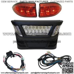 Light Bar Bumper Kit, Multi Color LED, Fits Club Car Precedent Electric 08.5+