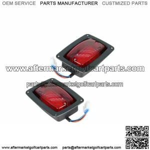Fit For Club Car DS 1982+ 2 LED 3 Wire Taillights Golf Cart LED Tail Light Kit