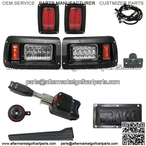 LED Adjustable Light Kit, Club Car DS 1993-Up (Standard, Pedal Mount)