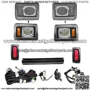 Hi-Low Beam light kit Fits Club Car DS,  2008+ 12-48V, Mechanical Brake