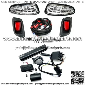 LED Light Kit for EZGO RXV (2016-Up) w/ Horn, Turn Signal Kit, Brake Switch