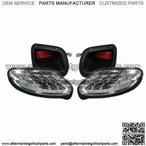 EZGO TXT / T48 Golf Cart 2014-Up LED Light Kit w/ Tail Lights | 02-117