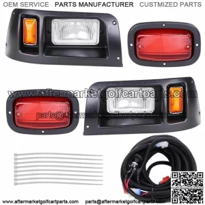 For Club Car DS Models  Cart FULL LED 2 Headlight & 2 Tail Light Kit
