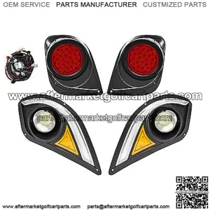 LED Light Kit with RGBW LED Running Lights, Yamaha Drive2 2017-Up