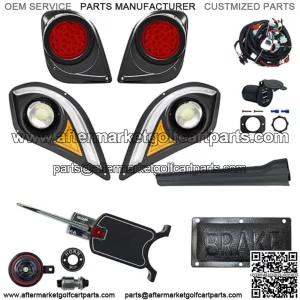 Yamaha Drive2 Golf Cart 2017-Up | LED Light Kit RGBW LED Turn Signal Horn