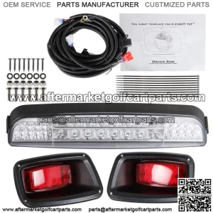 LED Light Bar Kit W/LED Taillights for EZGO TXT 1996-2013 Golf Cart