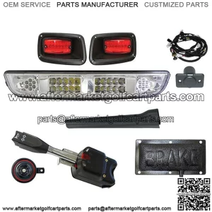 Street Package LED Light Bar & Taillight Kit for EZGO TXT Golf Cart 1996-2013