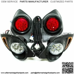 LED Headlights & Tail Lights Kit Golf Cart for Yamaha Drive G29 2007-UP Gas/Elec
