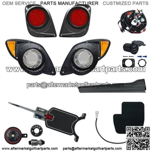 Light Kit, Fits Yamaha Drive2 12-48V 20+, LED  (Basic, OE Pedal Mount) RHOX
