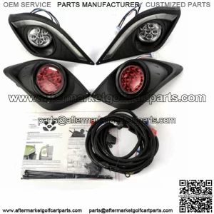 NEW Style" Yamaha Drive 2 Golf Cart LED Headlight & Tail Light Kit